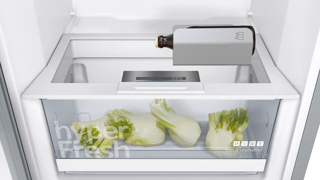 Siemens iQ300 KS36VGIDP køleskab Fritstående 346 L Rustfrit stål