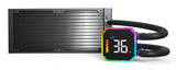 Montech HyperFlow Digital 240 Processor Alt-i-en væskekøler 12 cm Sort 1 stk