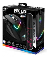 Spirit of Gamer PRO-M3 RGB mus Spil Højre hånd USB Type-A Optisk 7200 dpi