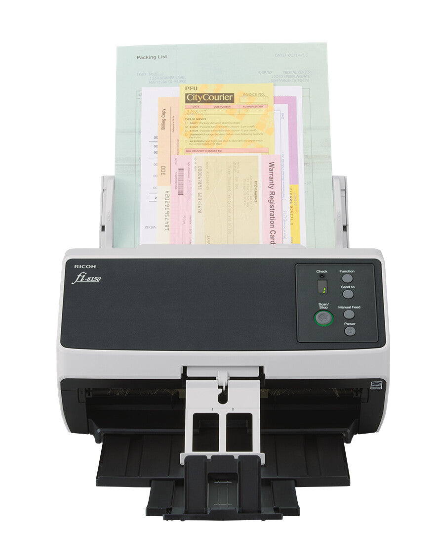 Ricoh FI-8150 ADF + manuel indføringsscanner 600 x 600 dpi A4 Sort, Grå