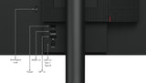 Lenovo ThinkCentre Tiny-In-One 24 Gen 5 LED display 60,5 cm (23.8") 1920 x 1080 pixel Fuld HD Sort