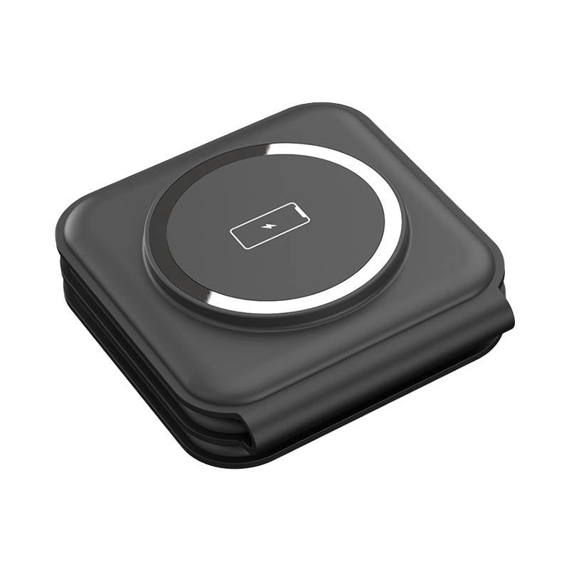 Choetech T588-F 3in1 magnetisk trådløs oplader 15W (sort)