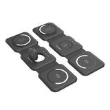 Choetech T588-F 3in1 magnetisk trådløs oplader 15W (sort)