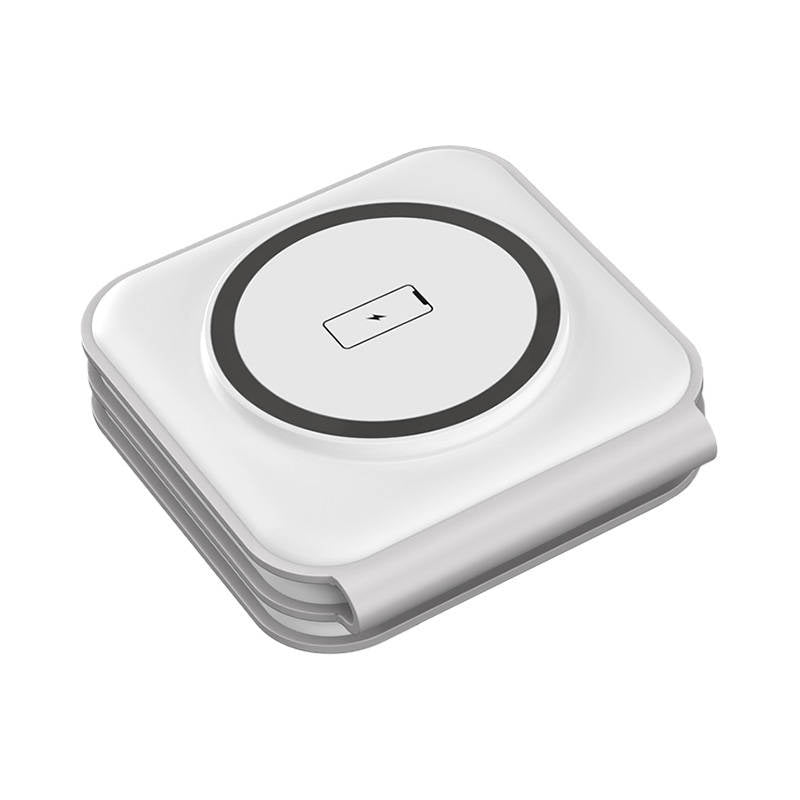 Choetech T588-F 3in1 magnetisk trådløs oplader 15W (hvid)