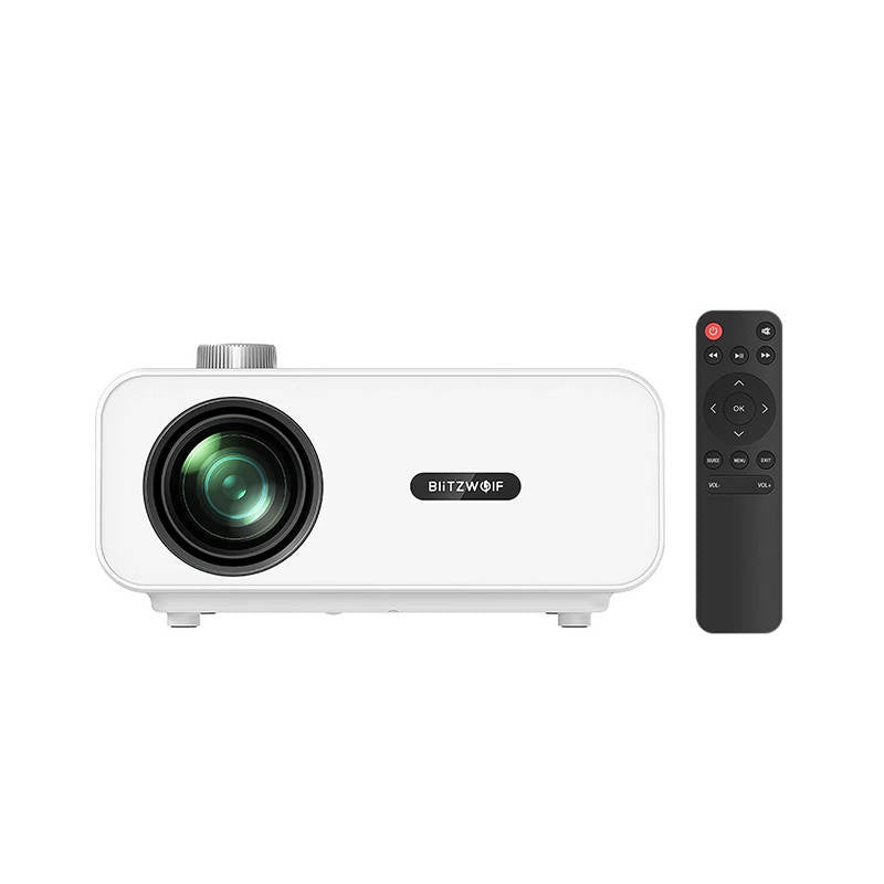 LED-projektor BlitzWolf BW-V5 1080p, HDMI, USB, AV (hvid)