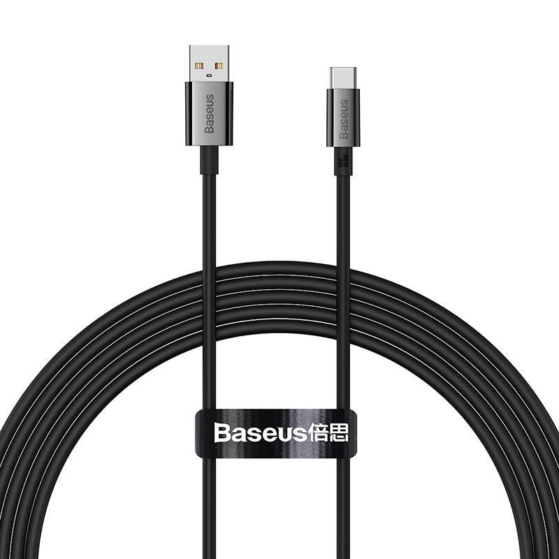 Kabel USB til USB-C Baseus Superior 100W 2m (sort)