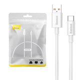 Kabel USB til USB-C Baseus Superior 100W 0,25m (hvid)