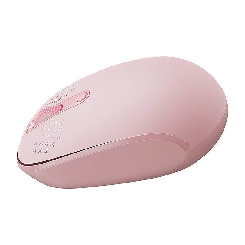 Trådløs mus Baseus F01B Tri-mode 2.4G BT5.0 1600 DPI (rosa)