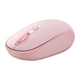 Trådløs mus Baseus F01B Tri-mode 2.4G BT5.0 1600 DPI (rosa)