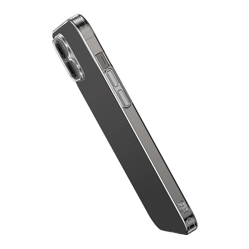 Gennemsigtigt æske og hærdet glas sæt Baseus Corning til iPhone 12
