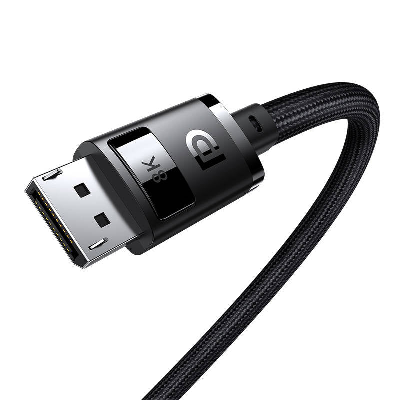 DP 8K til DP 8K kabel Baseus High Definition 1,5 m (sort)