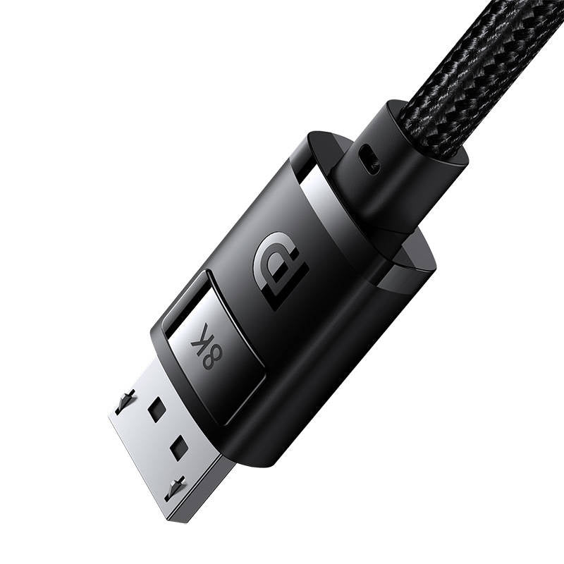 DP 8K til DP 8K kabel Baseus High Definition 1,5 m (sort)