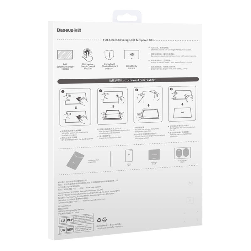 Baseus Crystal tempereret glas 0,3 mm til tablet Huawei MatePad Pro 11"