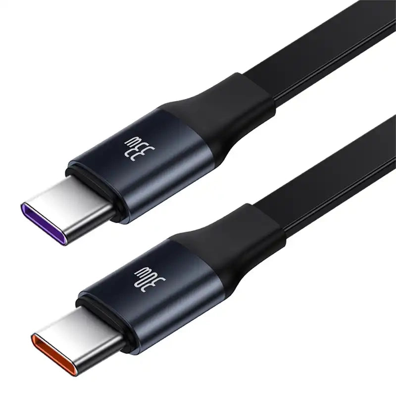 Biloplader Baseus Enjoyment med kabel USB-C, 33W (sort)