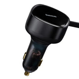 Biloplader Baseus Enjoyment med kabel USB-C, 33W (sort)