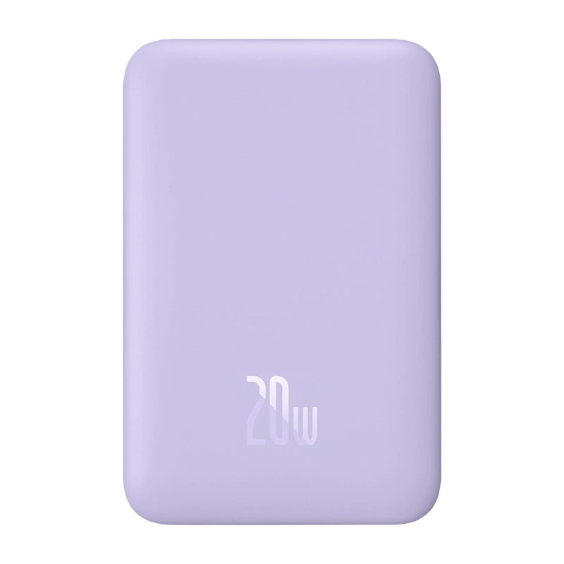 Powerbank Baseus Magnetic Mini 10000mAh, USB-C 20W MagSafe (lila)