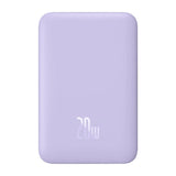 Powerbank Baseus Magnetic Mini 10000mAh, USB-C 20W MagSafe (lila)