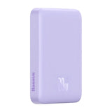 Powerbank Baseus Magnetic Mini 10000mAh, USB-C 20W MagSafe (lila)