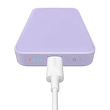 Powerbank Baseus Magnetic Mini 10000mAh, USB-C 20W MagSafe (lila)