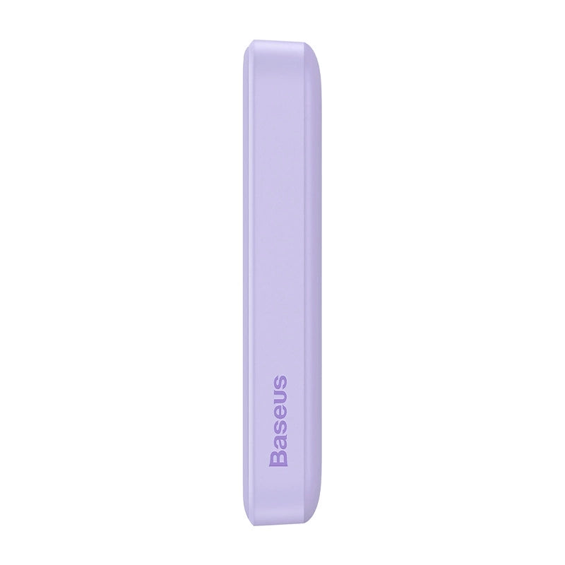 Powerbank Baseus Magnetic Mini 10000mAh, USB-C 20W MagSafe (lila)