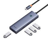 4in1 Hub Baseus UltraJoy USB-C til USB 3.0 (rumgrå)