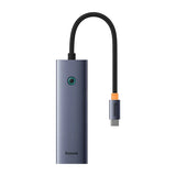 4in1 Hub Baseus UltraJoy USB-C til USB 3.0 (rumgrå)