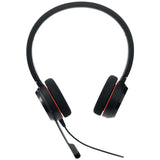 Jabra Evolve 20 Headset Ledningsført Kontor/Callcenter USB Type-C / USB Type-A Sort