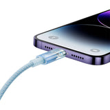 Hurtig opladningskabel Baseus Explorer USB til Lightning 2,4A 1M (blå)