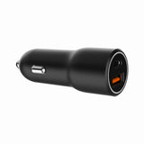 Gembird TA-UC-AC2PDQC38-CAR-01 oplader til mobil enhed Universel Sort Cigartænder Hurtig opladning Automatisk