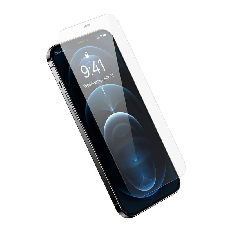 Hærdet glas Baseus 0,4 mm Iphone 12 Pro MAX + rengøring kit