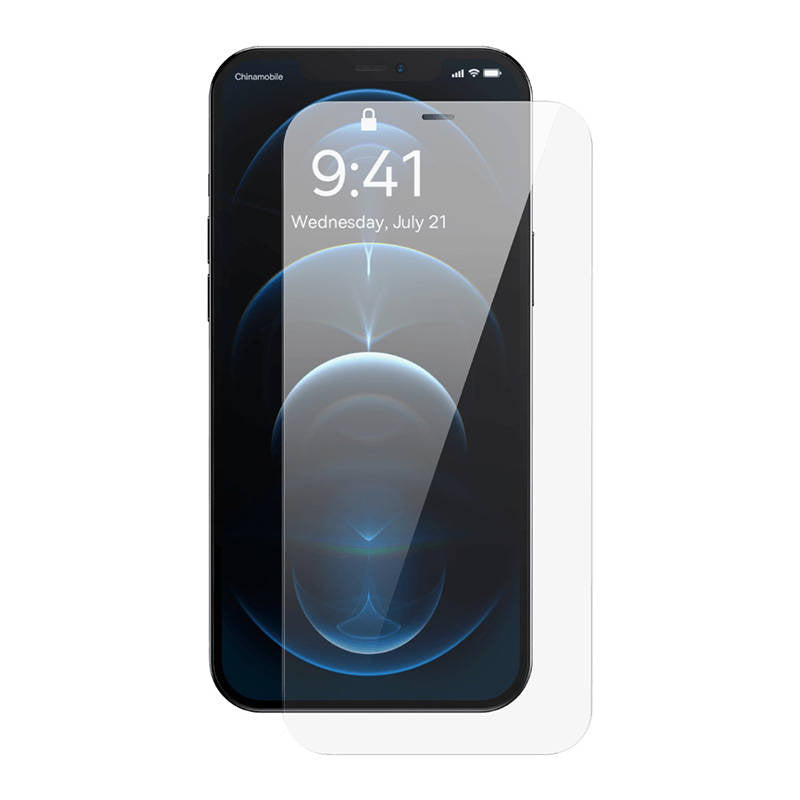 Hærdet glas Baseus 0,4 mm Iphone 12 Pro MAX + rengøring kit