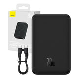 Powerbank Baseus Magnetic Mini 20000mAh, USB-C 20W MagSafe (sort)