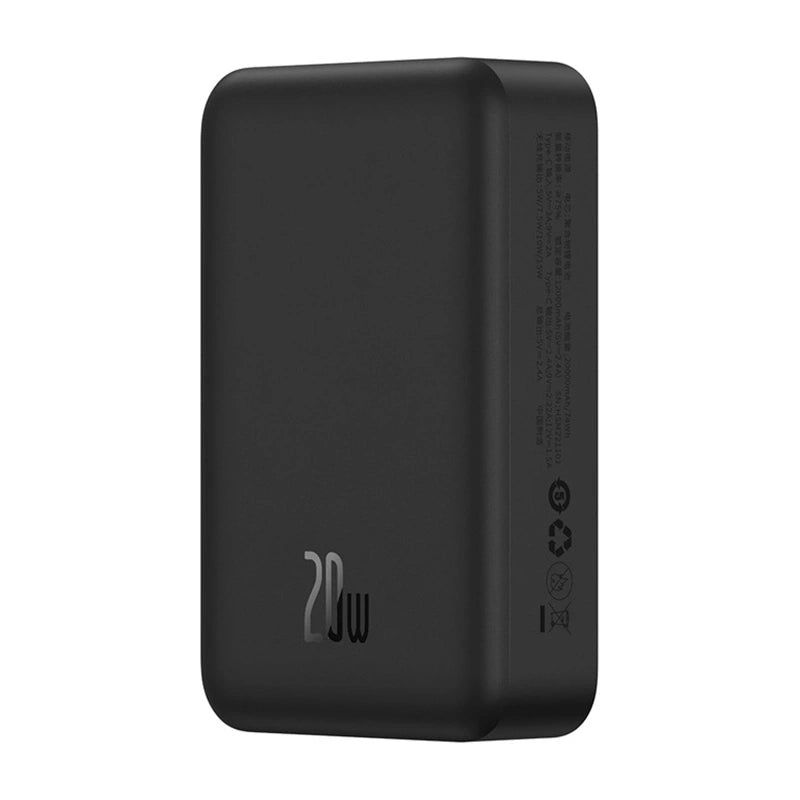 Powerbank Baseus Magnetic Mini 20000mAh, USB-C 20W MagSafe (sort)
