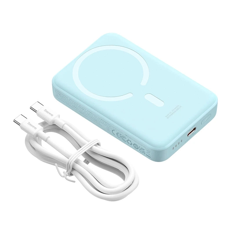 Power Bank mini Baseus 10000mAh, USB-C 30W Blå