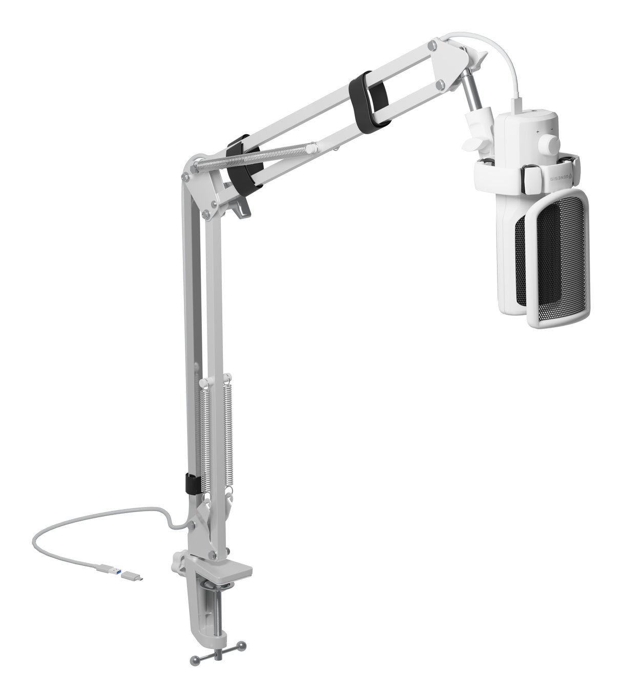 GENESIS Radium 251 Hvid Mikrofon til spillekonsol