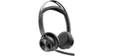 HP Poly Voyager Focus 2 Microsoft Teams Certified USB-C-C Headset +USB-C/A Adapter