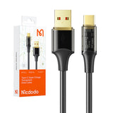 Kabel USB-C Mcdodo CA-2092 6A, 1,8 m (sort)