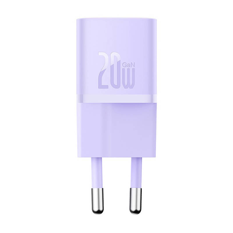 Mini vægoplader Baseus GaN5 20W (lila)