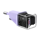 Mini vægoplader Baseus GaN5 20W (lila)