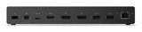 Lenovo ThinkPad USB4 Smart Dock 5500 with 135W Adapter Ledningsført Sort