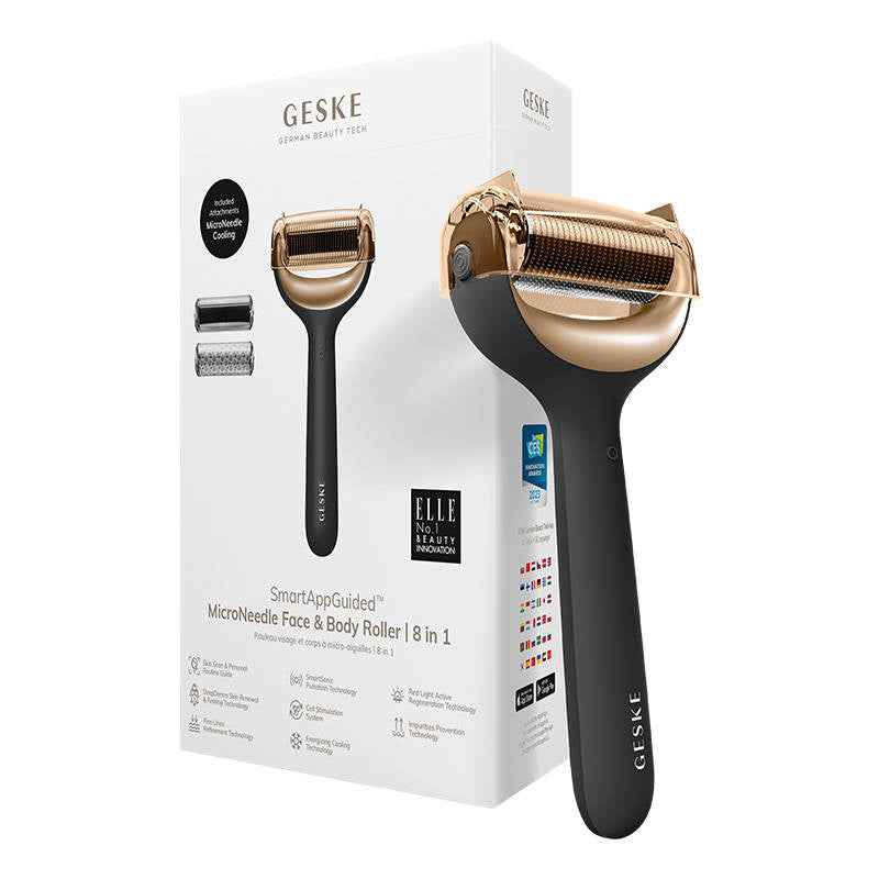 Micro Needle Face&Body Roller 8in1 Geske med APP (grå)