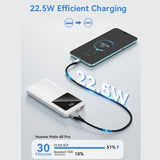 Vention Powerbank, ventiliacija, FHKW0, 10000 mAh, mikro USB, USB-C, 2xUSB-A, Hvid