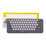 Baseus K01A Trådløst tri-mode Keyboard Frosted Gray