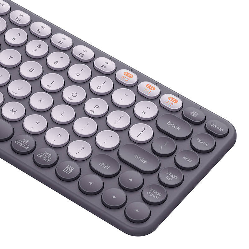 Baseus K01A Trådløst tri-mode Keyboard Frosted Gray