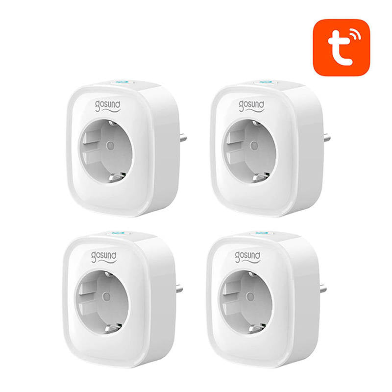Smart stikkontakt WiFi Gosund SP1 (4-pakke) Tuya