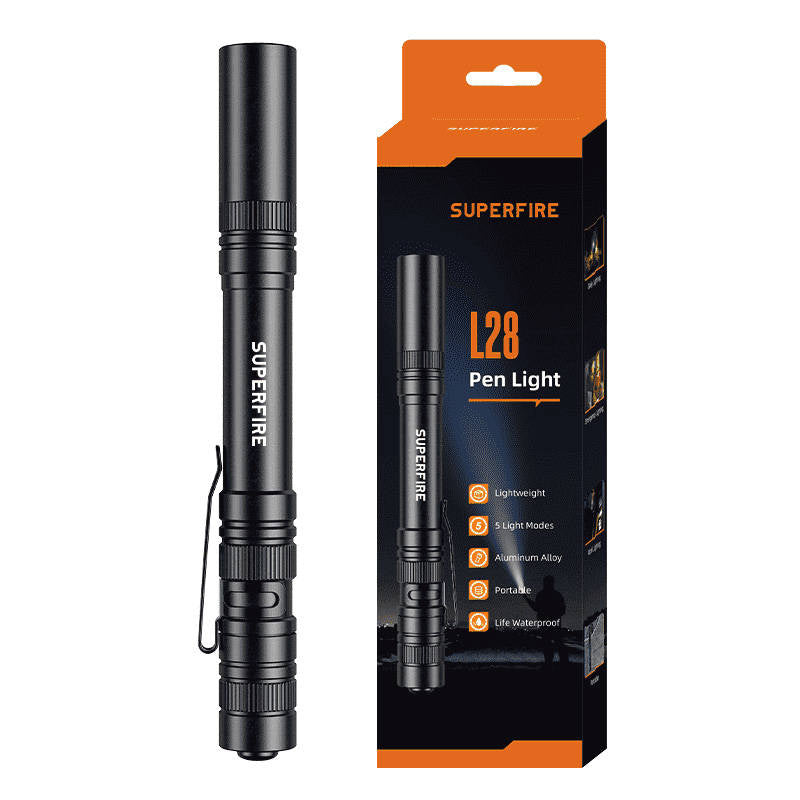 Løglampe Superfire L28, 121lm