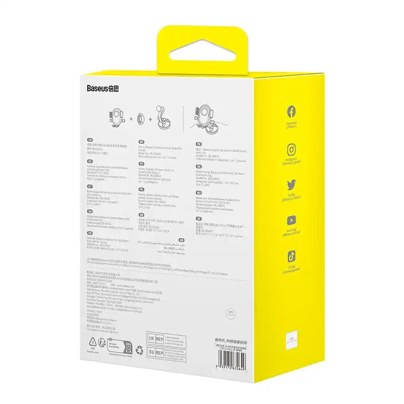 Foldbare telefonstativ Baseus (sort)
