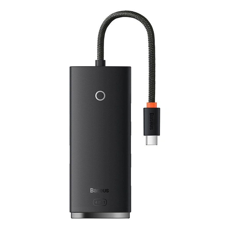 HUB Adapter 4-Port USB-C Baseus OS-Lite 25cm (Sort)