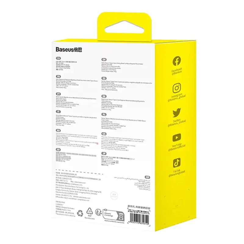 Magnetisk Bil Mount Baseus T-Space