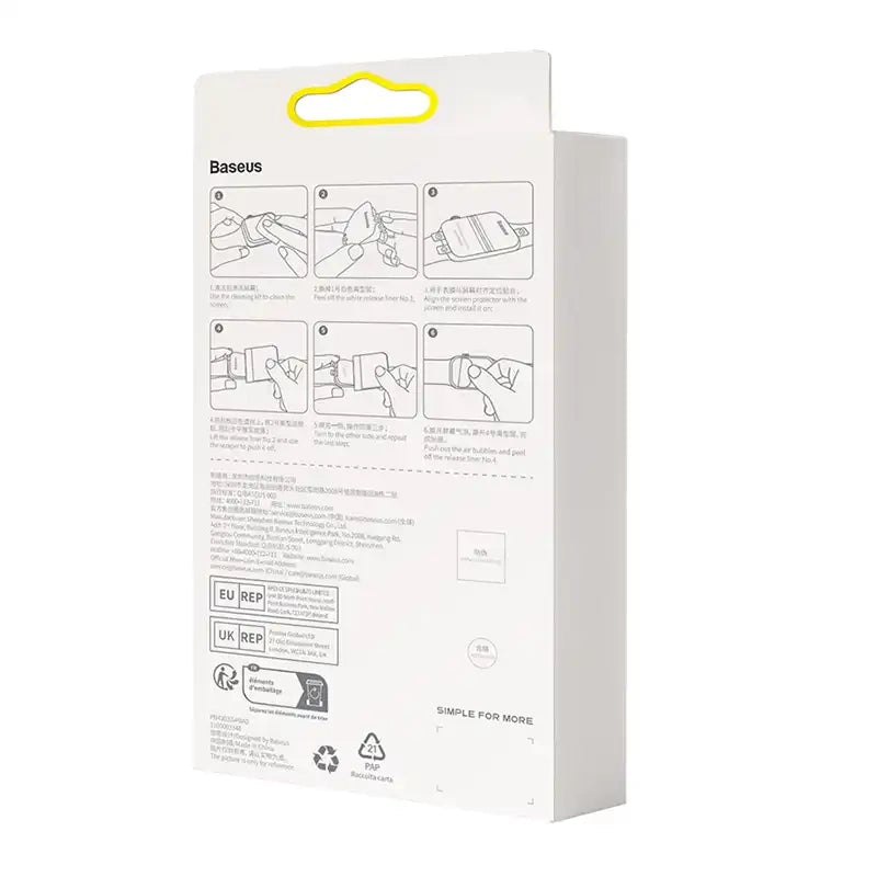 Baseus 44 mm beskyttelsesfolie til AP Watch 4/5/6/SE/SE 2, klar